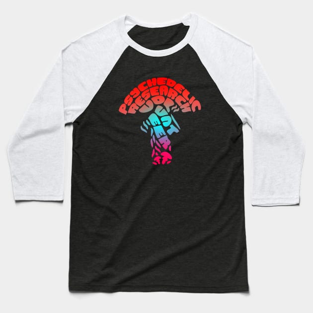 Psychedelic Research Volunteer Baseball T-Shirt by Zen Cosmos Official